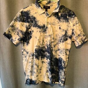 Polo by Ralph Lauren Blue Tie-Dye Y L/G(14-16) Shirt